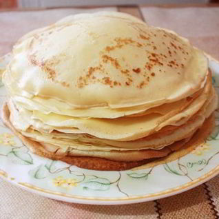 Блинчики на сухом молоке