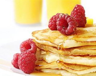 Блинчики нежные со сливками и сахаром