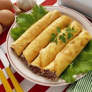 Блинчики с фаршем