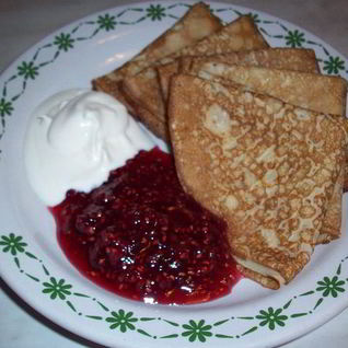 Блинчики с кукурузной мукой