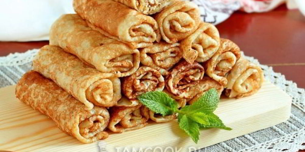 Рецепт блинчики с куриным фаршем и капустой