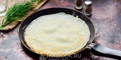 блинчики с ливерной колбасой