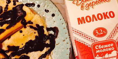 блинчики с шоколадной глазурью