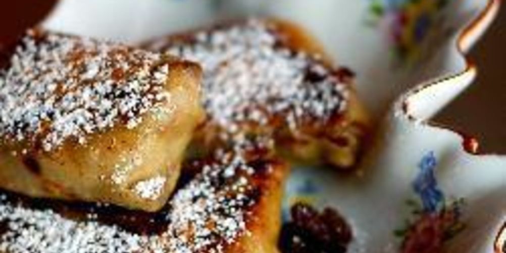 Рецепт блинчики с творогом и изюмом