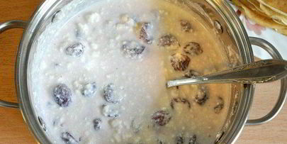 блинчики с творогом и вишней