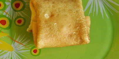 блинчики с творогом и вишней