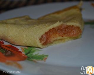 Блинчики с яблоками