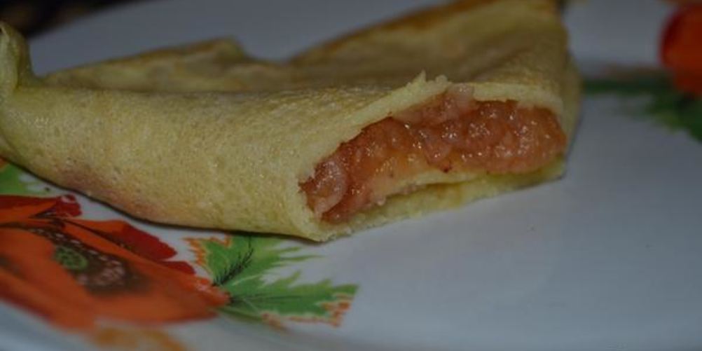 Рецепт блинчики с яблоками