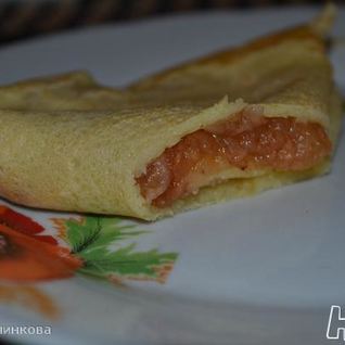 Блинчики с яблоками