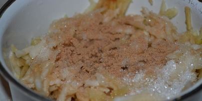 блинчики с яблоками