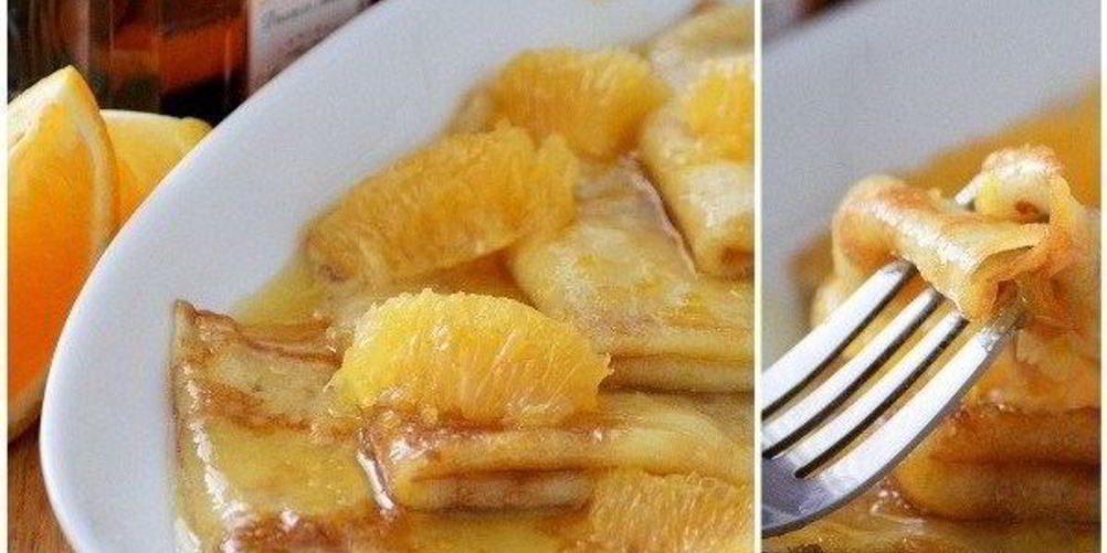 Рецепт блинчики в апельсиновой карамели