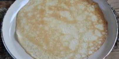 блины без молока