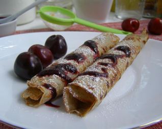 Блины из гречневой и пшеничной муки