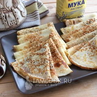 Блины из рисовой муки