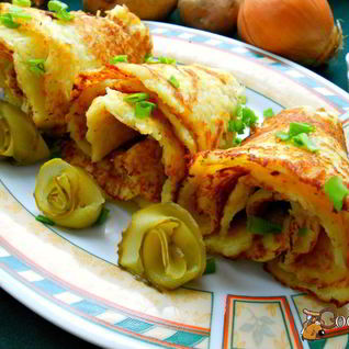 Блины из таркованной массы