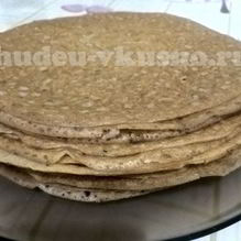 Рецепт Блины из цельнозерновой муки