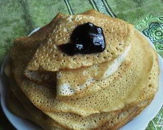 Блины на кефире диетические