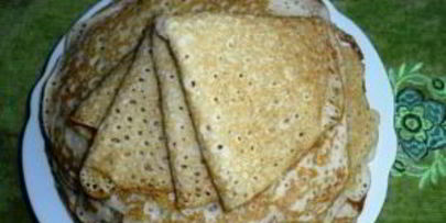 блины на кефире диетические