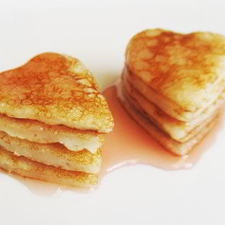 Блины на кефире с кипятком