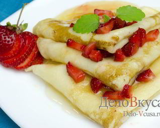 Блины на кефире