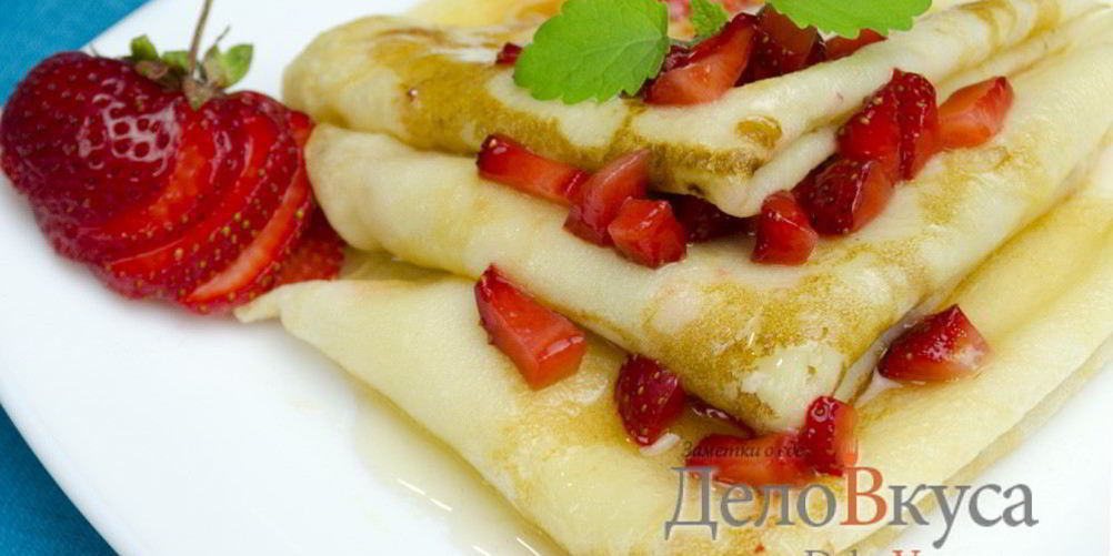 Рецепт блины на кефире