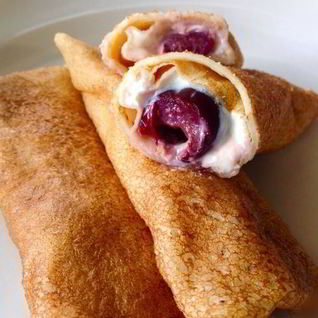 Блины на кипятке и кефире