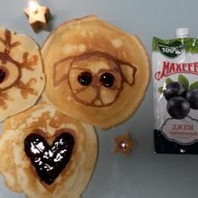 Рецепт Блины Новогодние узоры