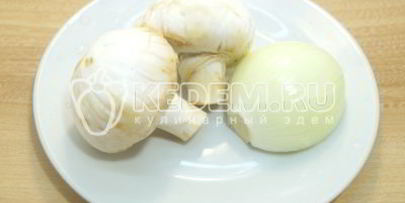 блины с грибной начинкой