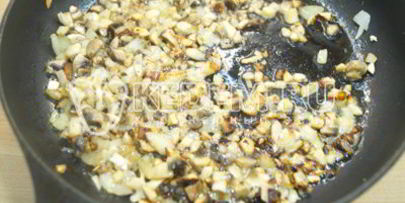 блины с грибной начинкой