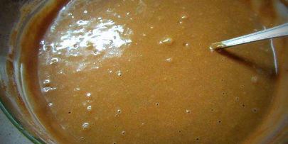 блины с какао-порошком