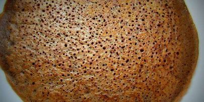 блины с какао-порошком