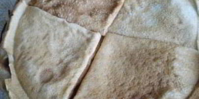 блины с крабовыми палочками