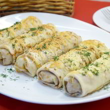 Рецепт Блины с куриным фаршем