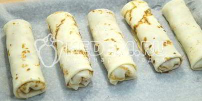 блины с куриным фаршем