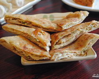 Блины с курицей и сыром