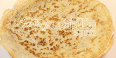 блины с лососем