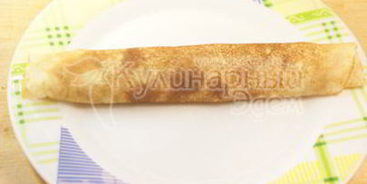 блины с лососем