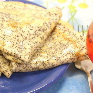 Блины с маком
