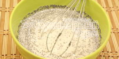 блины с маком