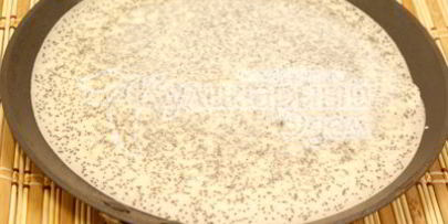 блины с маком