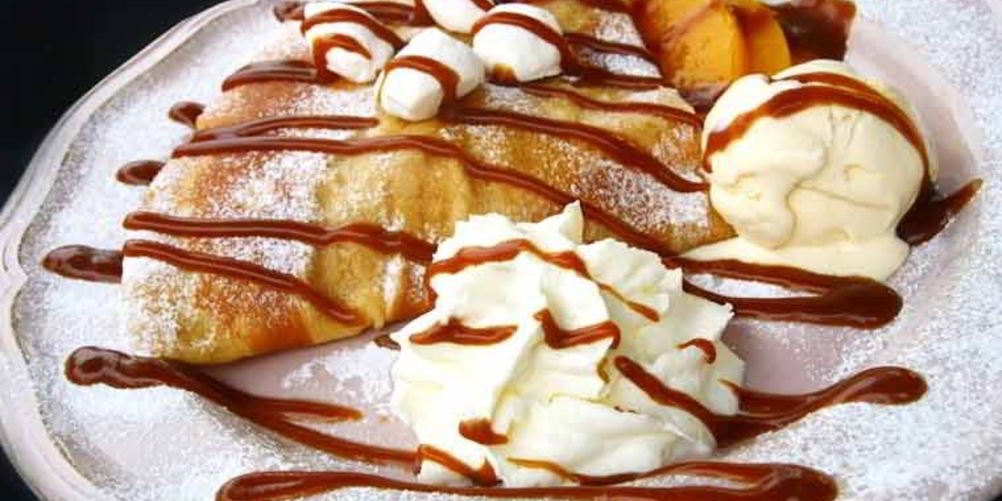 Рецепт блины с мороженым