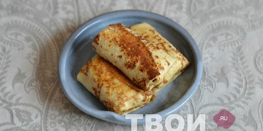 Рецепт блины с рыбой