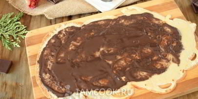 блины с шоколадом