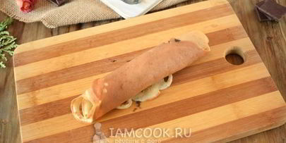 блины с шоколадом