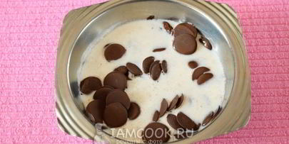 блины с шоколадом