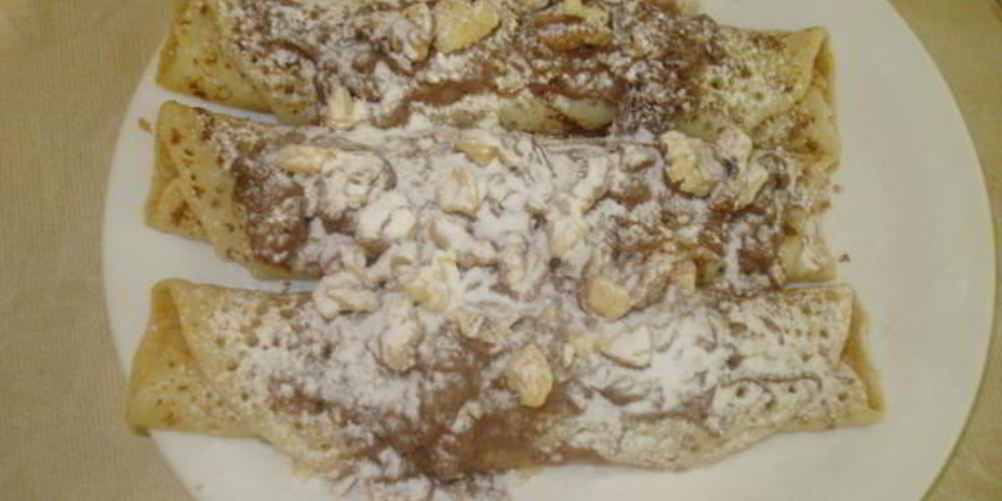 Рецепт блины с солеными фисташками и шоколадом