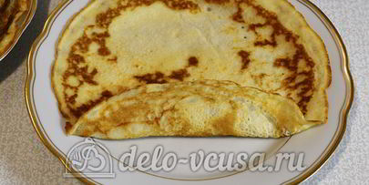 блины с сыром и зеленью