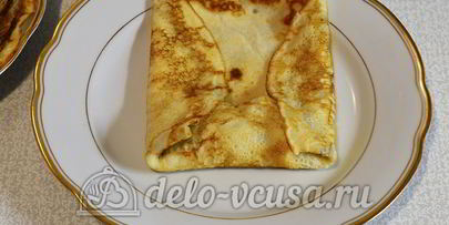 блины с сыром и зеленью