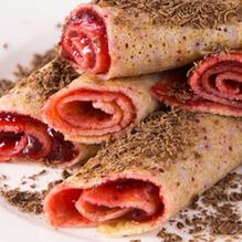 Рецепт Блины с вареньем и шоколадом