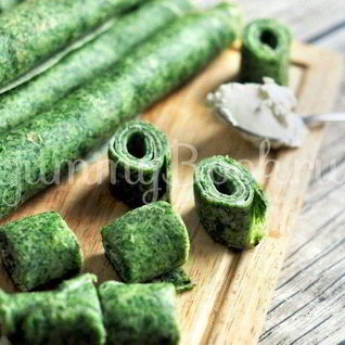 Блины со шпинатом